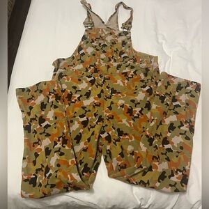 Dickies Camouflage Overalls - Orange, Green, Black